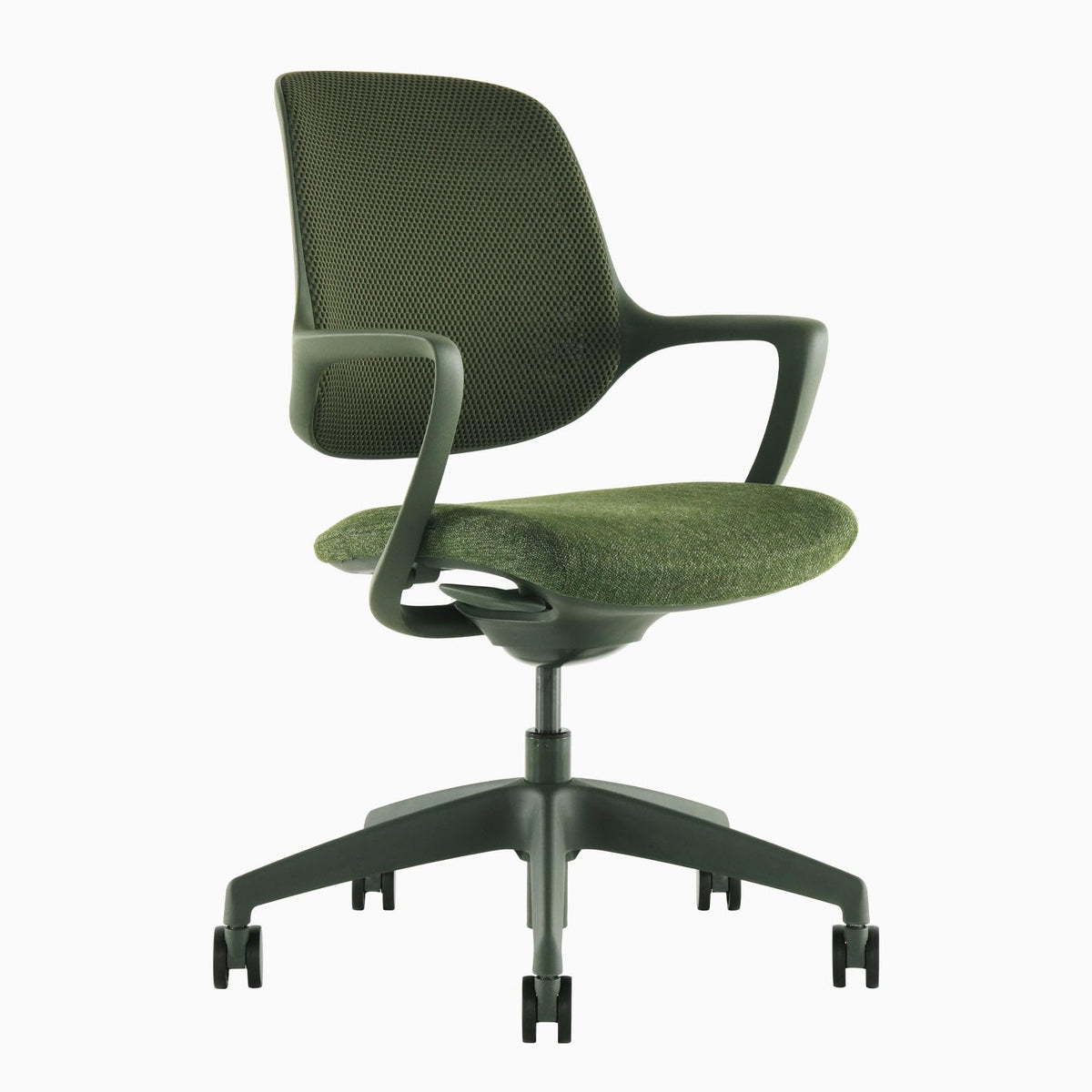 Orange White Low Back Office Chair H164573