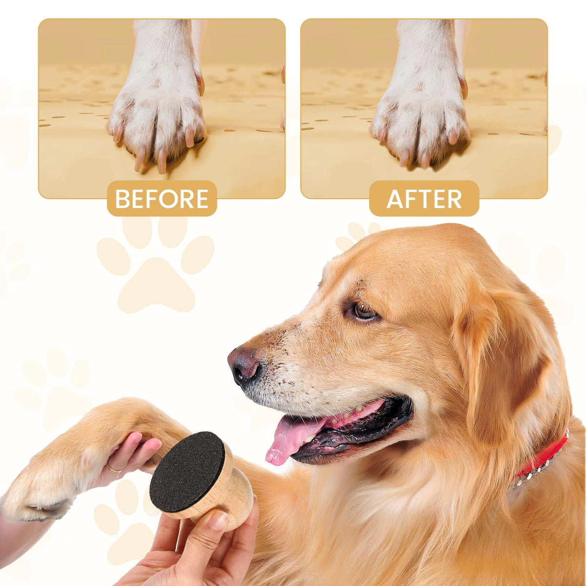 Dog Nail File with 3 Pcs Replaceable Sandpaper W216