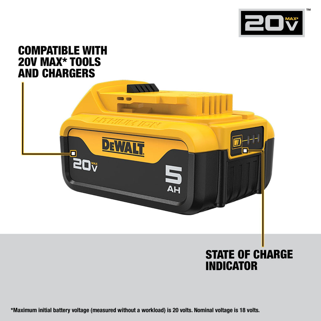 20V MAX Lithium-Ion Battery 2-Pack 5.0 Ah V525
