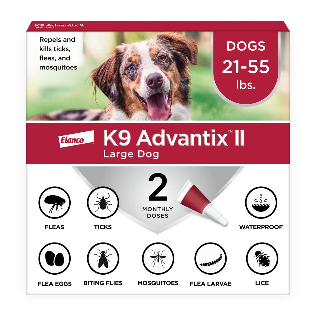 Flea & Tick Topical for Large Dogs 21–55 lbs., 2ct S7971
