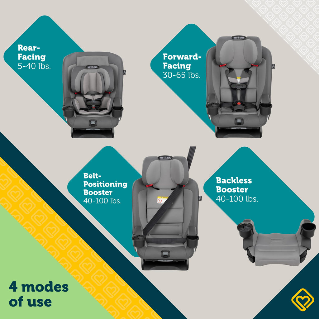 4-in-1 Convertible Car Seat, 5-100 lbs X811123