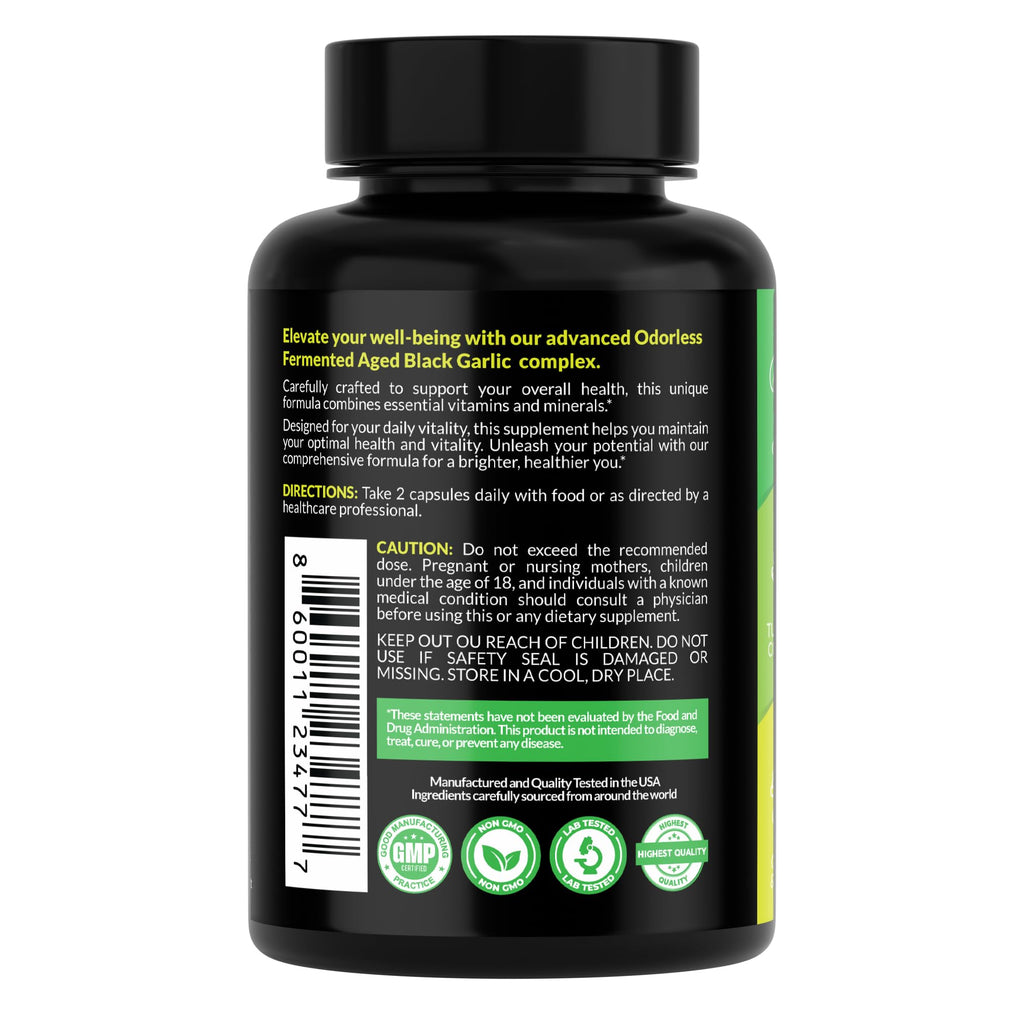 Black Garlic 120 Capsules V740