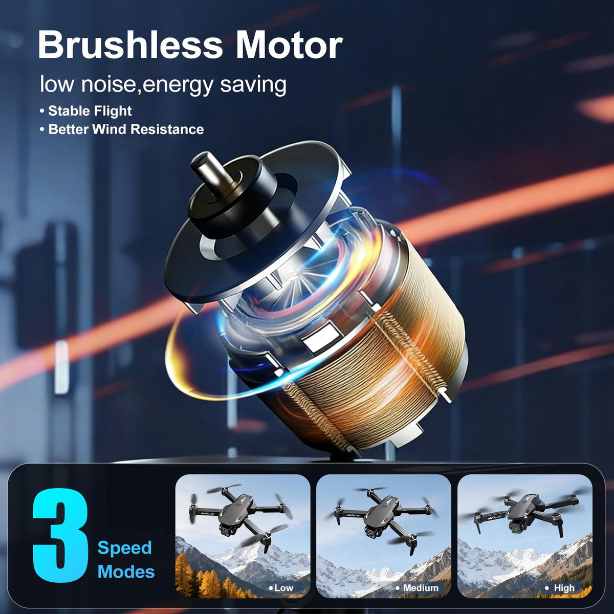 1080P HD Foldable Drone with Camera M64857