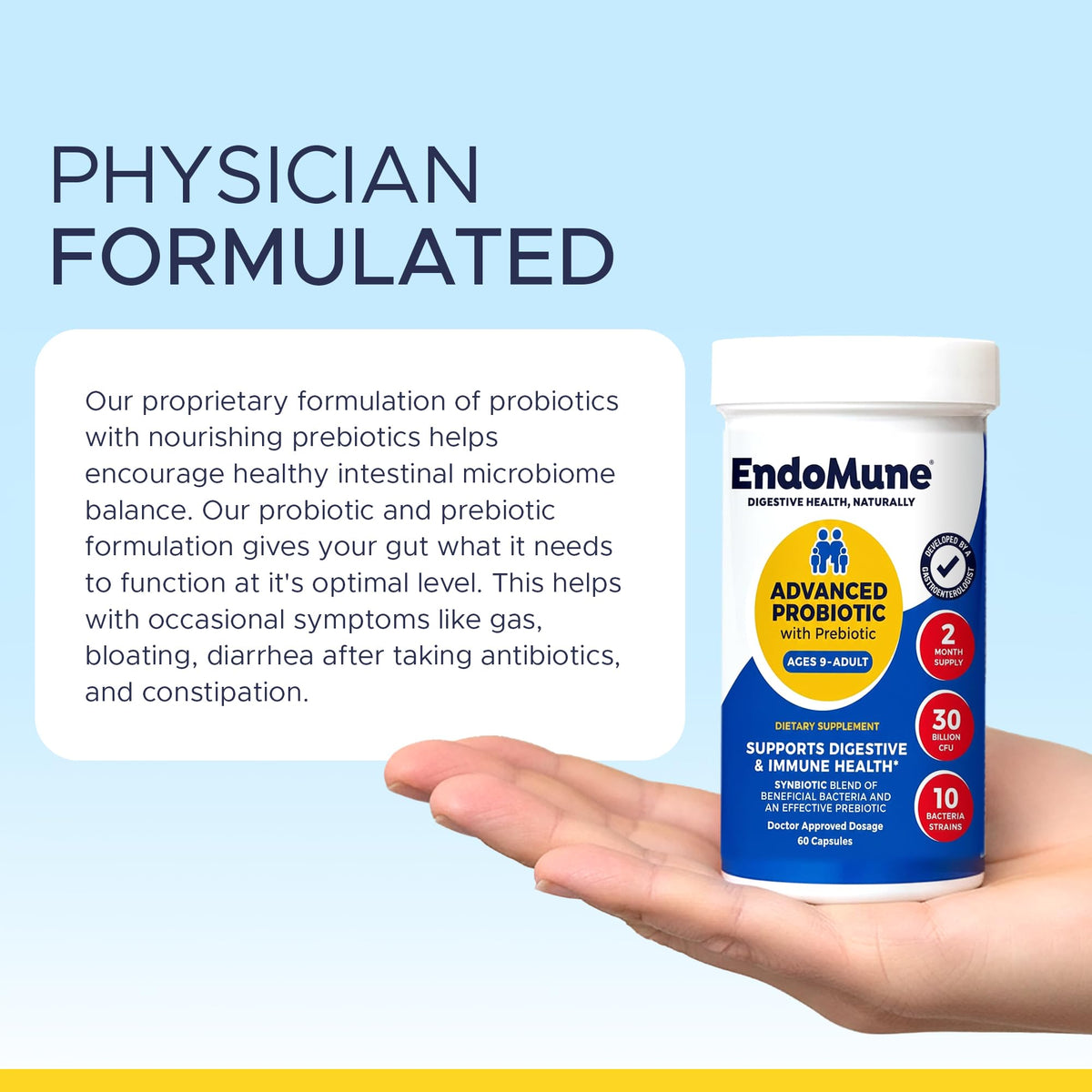 Adult Probiotic Supplement 60-Count Q4135