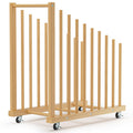 Art Canvas Storage Rack with Wheels and Handle R11689