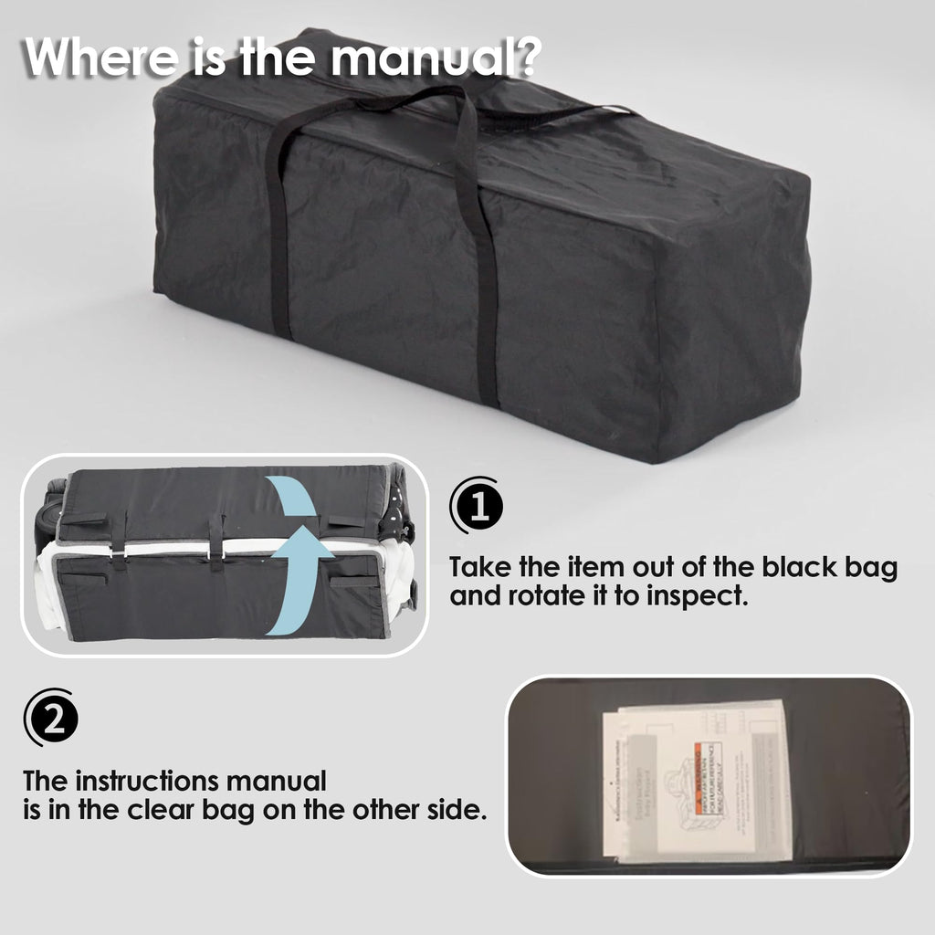 4 in 1 Black Baby Playard J207