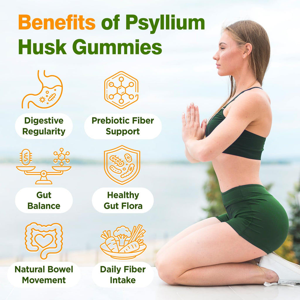 2000mg Psyllium Husk Fiber Gummies L4917