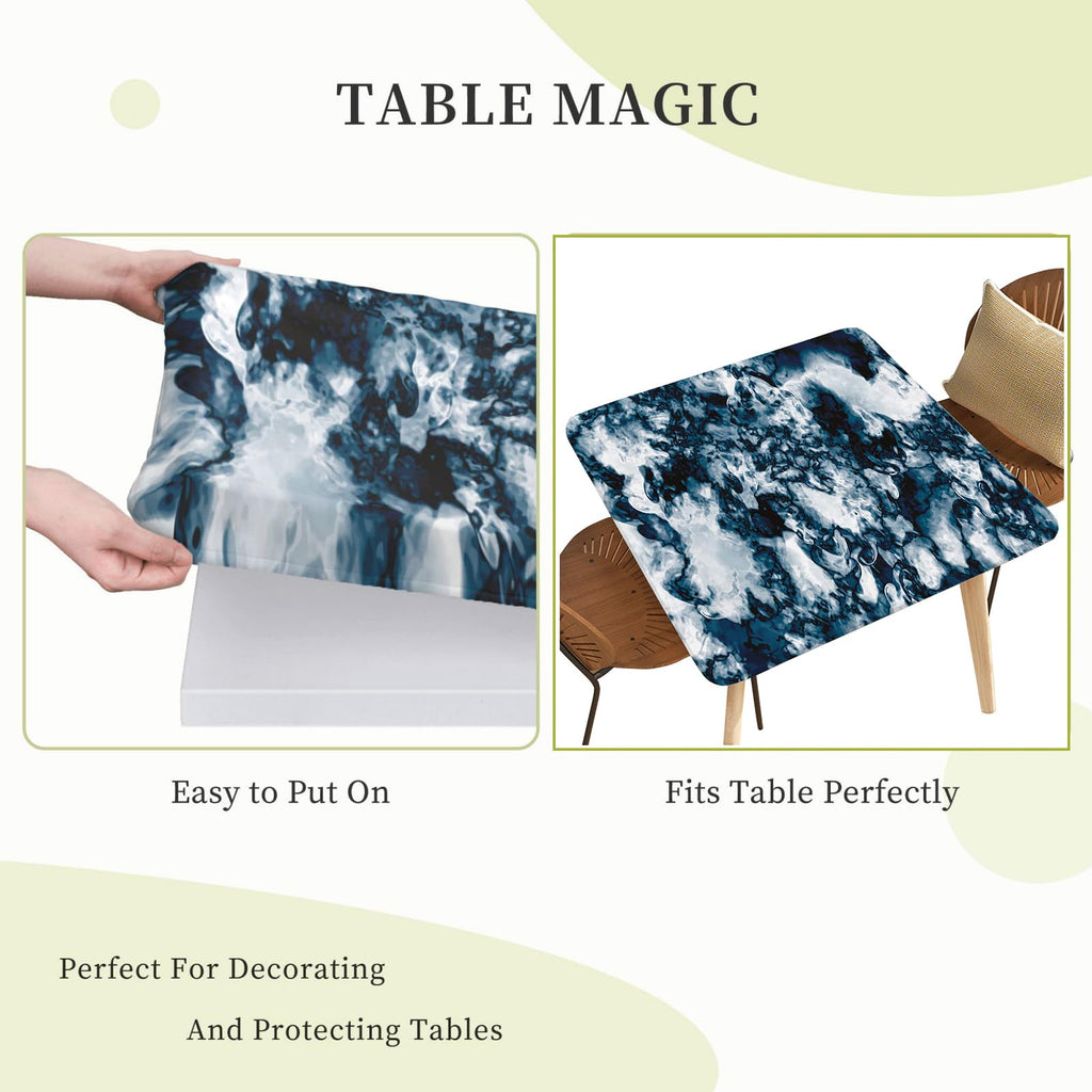 Fitted Square Tablecloths with Elastic W5728