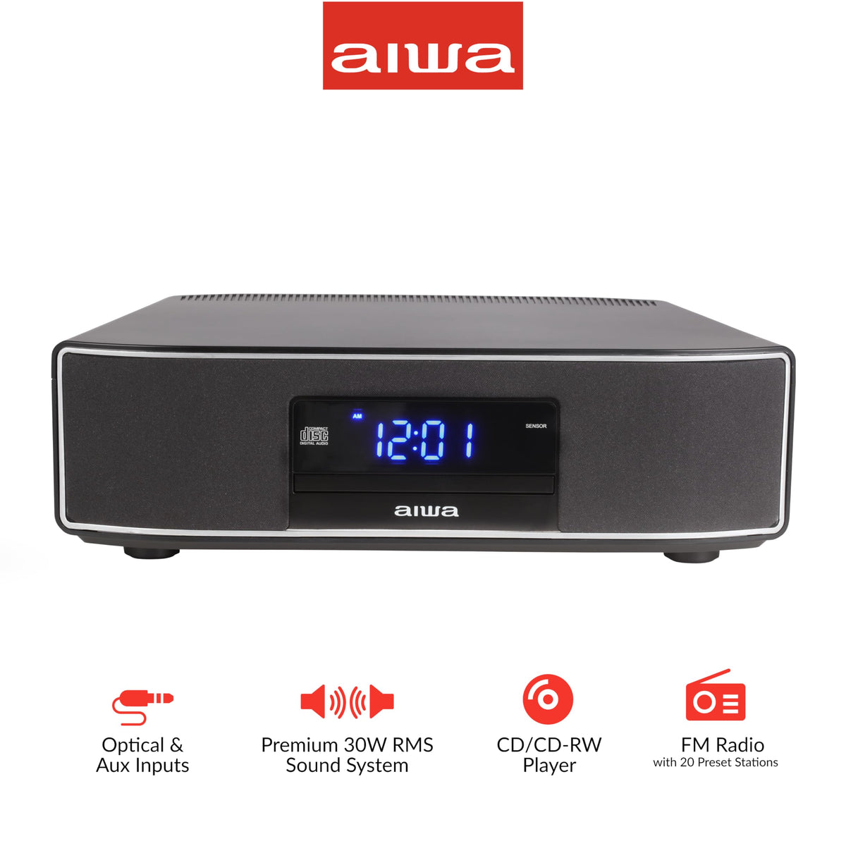 30W Bluetooth Speaker with CD Player and FM Radio C17985