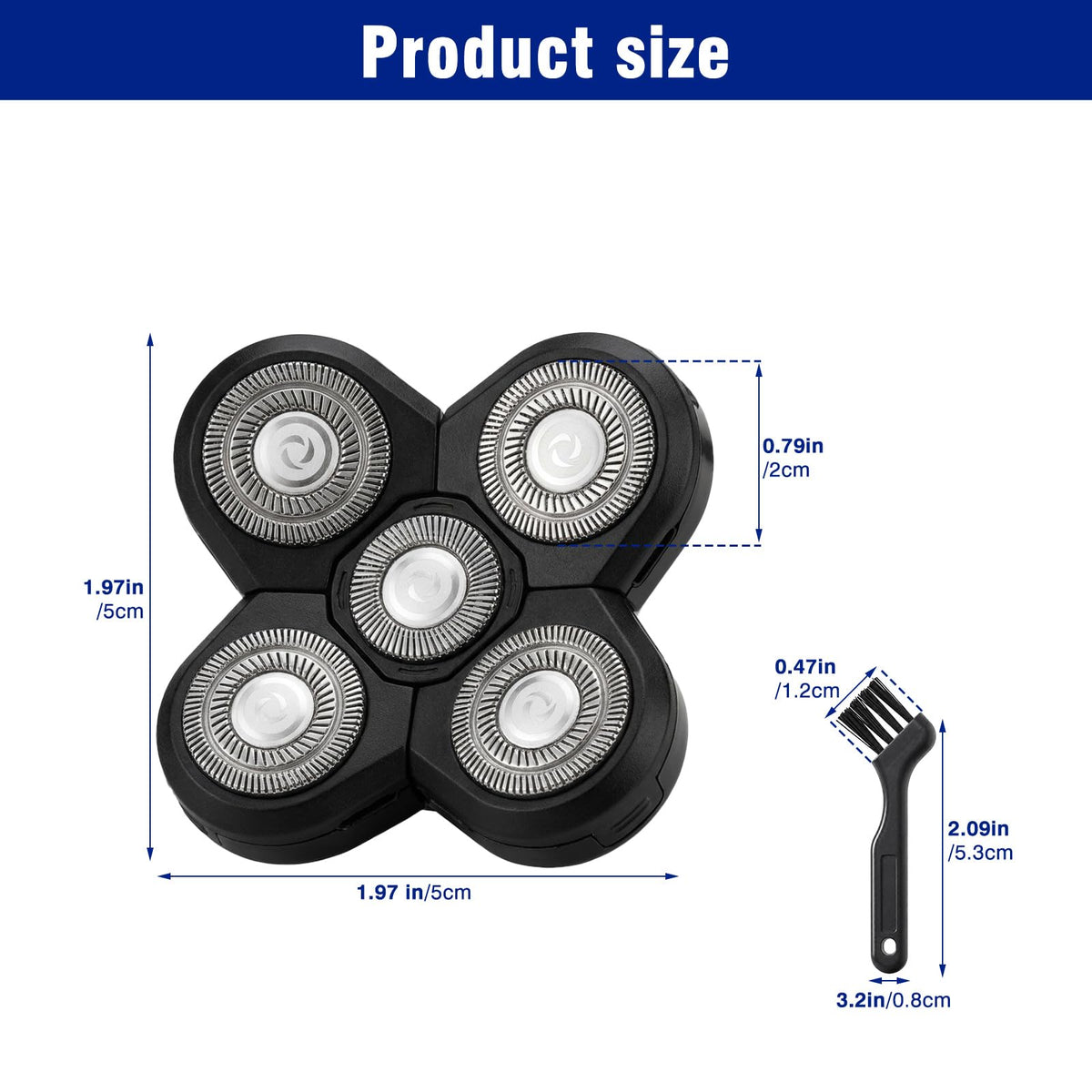 5 Pack Replacement Blades for Electric Razor Y5797