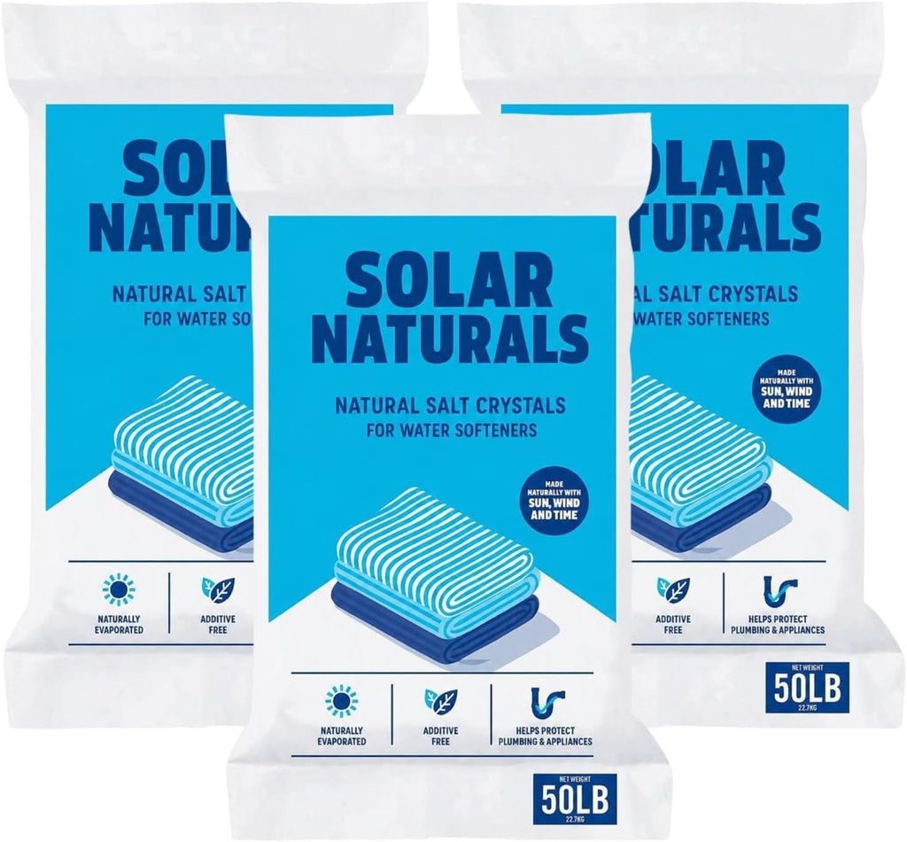 Natural Salt Crystals for Water Softeners, 50lb F6355