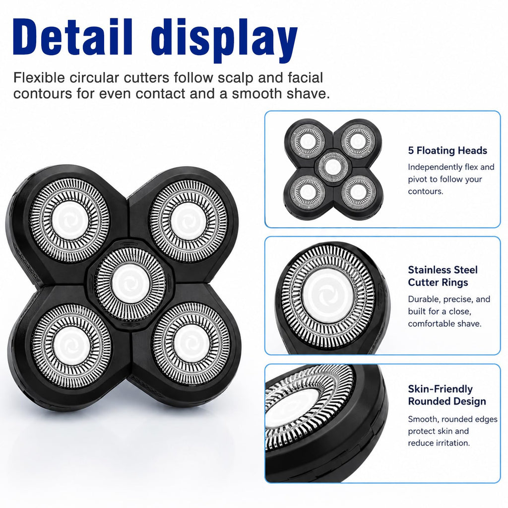 5 Pack Replacement Blades for Electric Razor Y5797