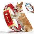 Red Wireless Electric GPS Dog Collar V92566