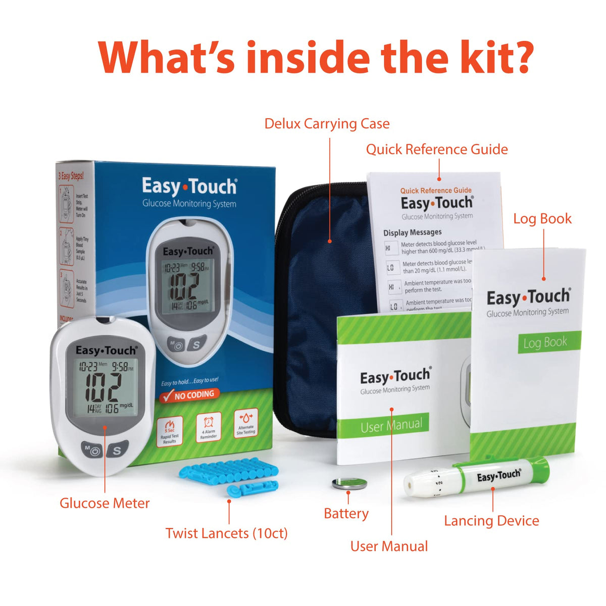 Glucose Meter Kit with 100 Test Strips N999949