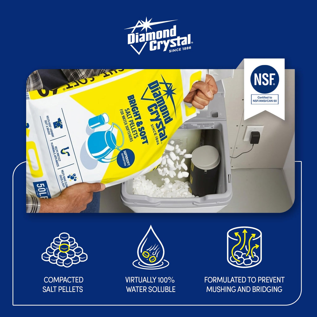 Water Softener Salt Pellets 50 Pounds S150503