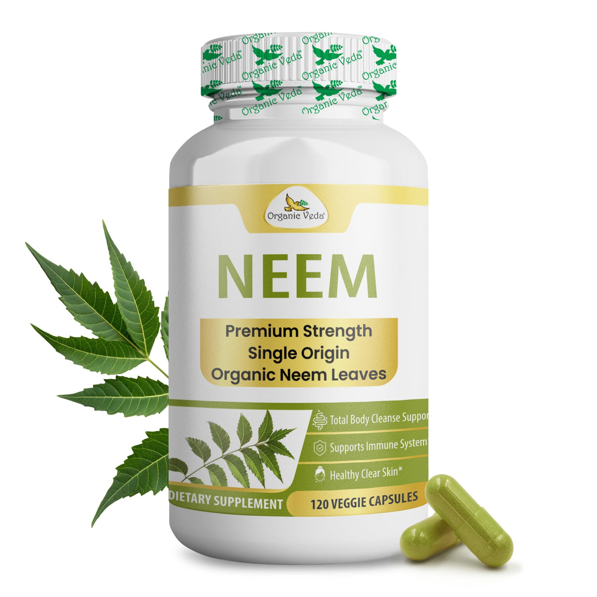 Neem Capsules 120 Vegan Capsules V26780