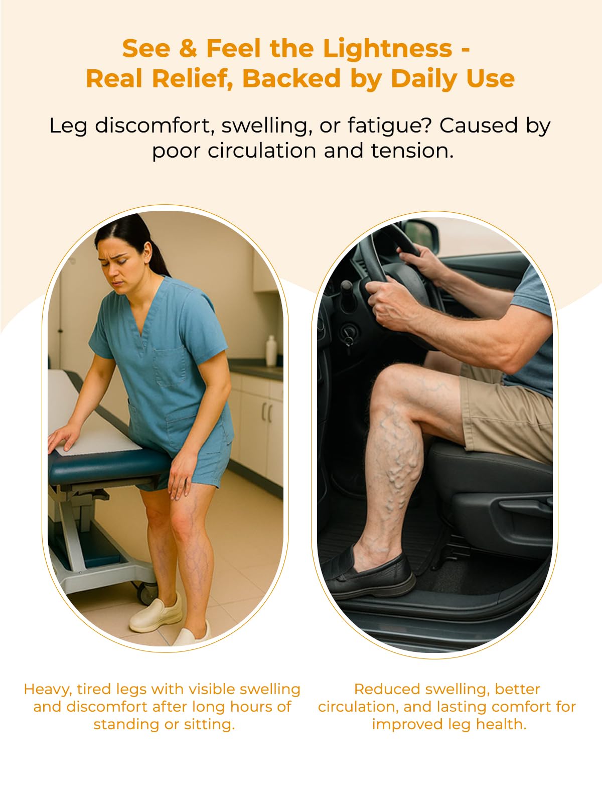 White Calf, Foot & Knee Massager with Heat, Light & Vibration I549