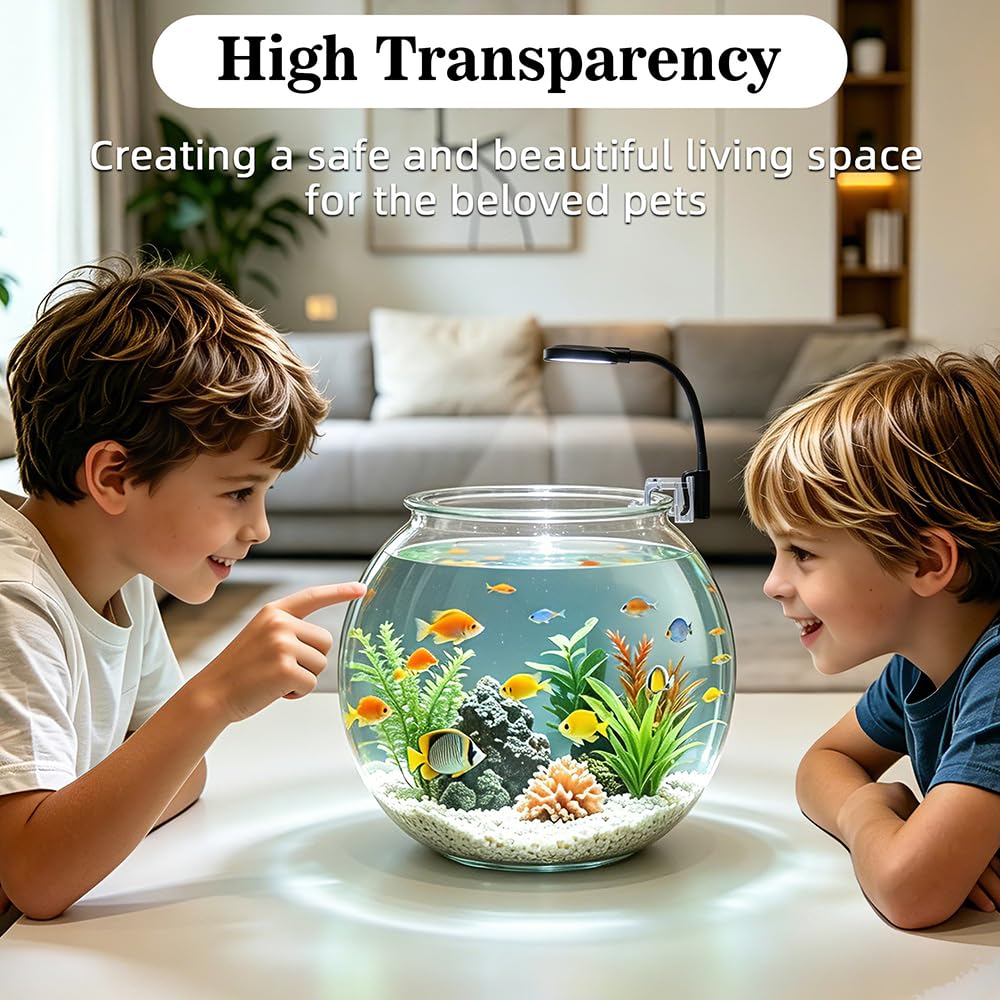 1 Gallon Plastic Aquarium Starter Kit with USB Filtration and Lighting P386134