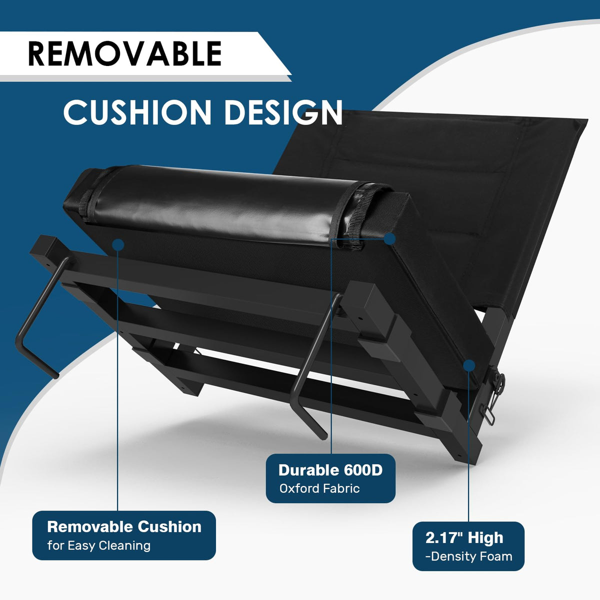 Portable Folding Bleacher Chair 2 Pack L928711