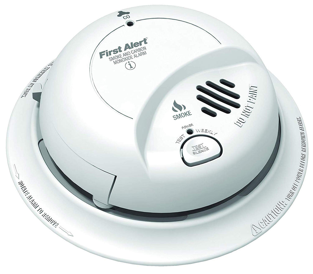 Hardwired Smoke and Carbon Monoxide Detector with Battery Backup, White R873344