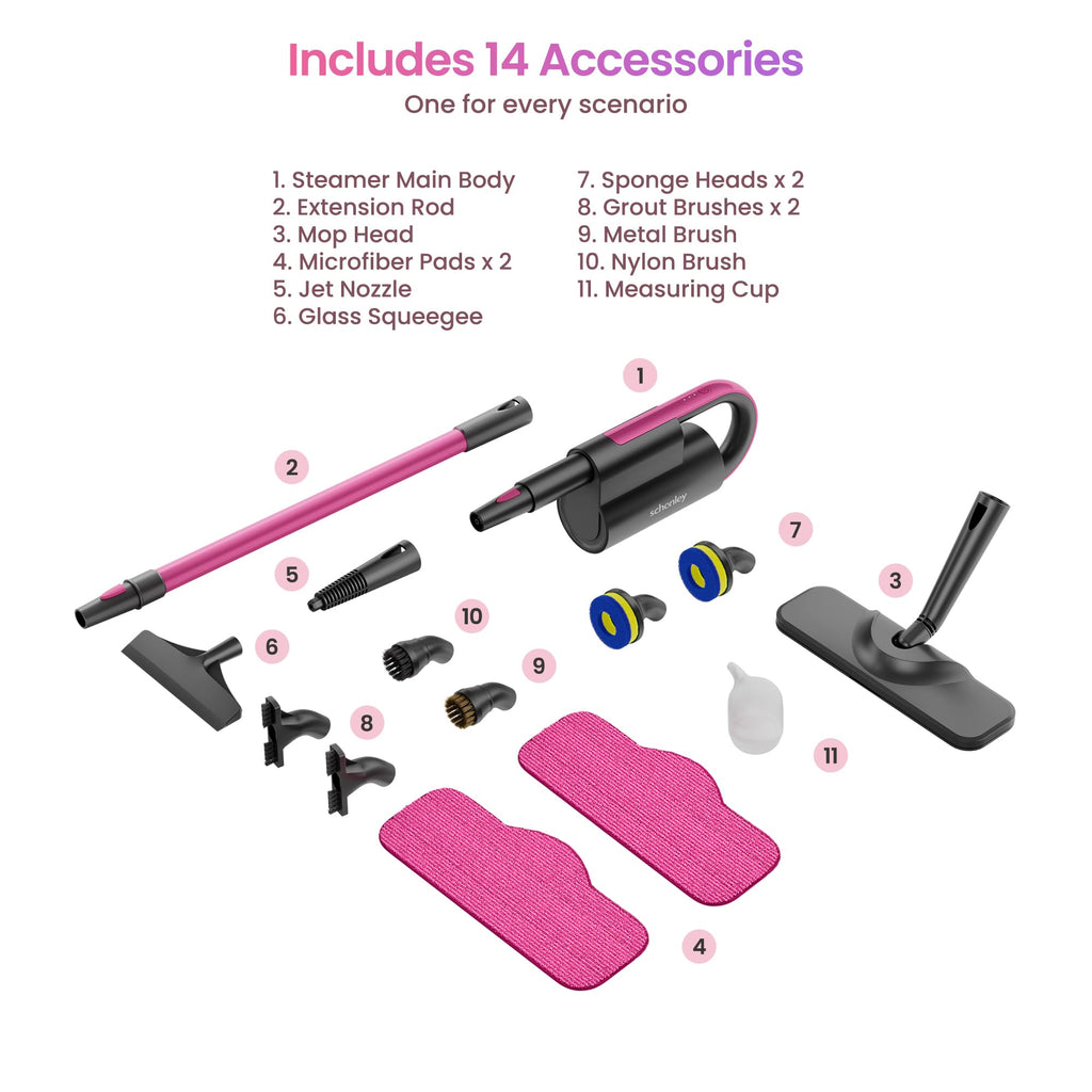 Steam Mop Cleaner, Detachable Handheld Steamer X364944