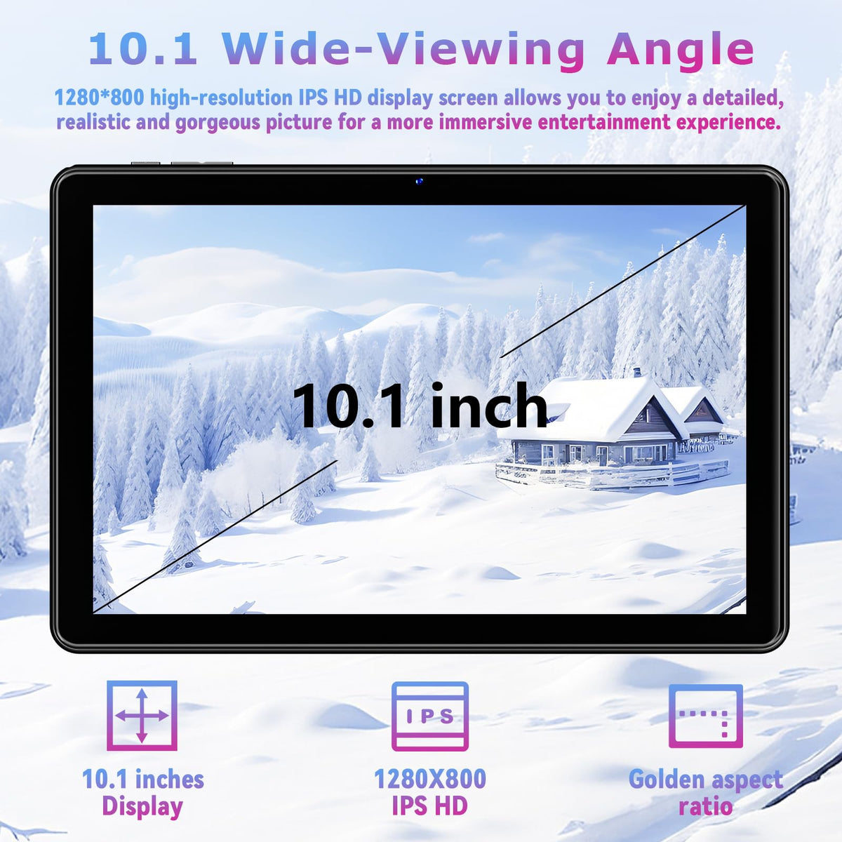 10 inch Android Tablet with 18GB RAM 128GB ROM N524445