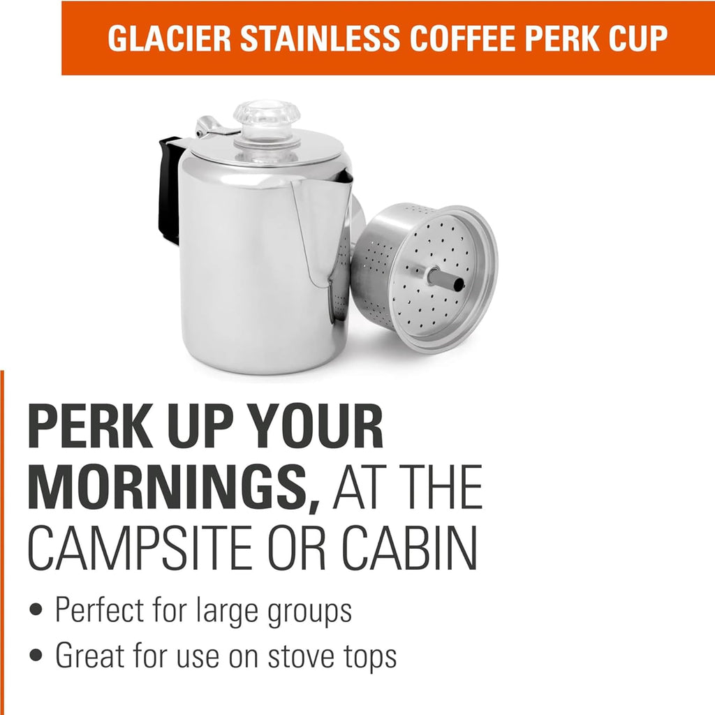 Stainless Steel Percolator Coffee Pot O167637