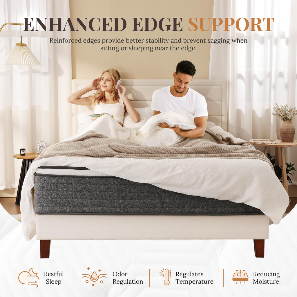 Full Size 10 Inch Hybrid Mattress Q790