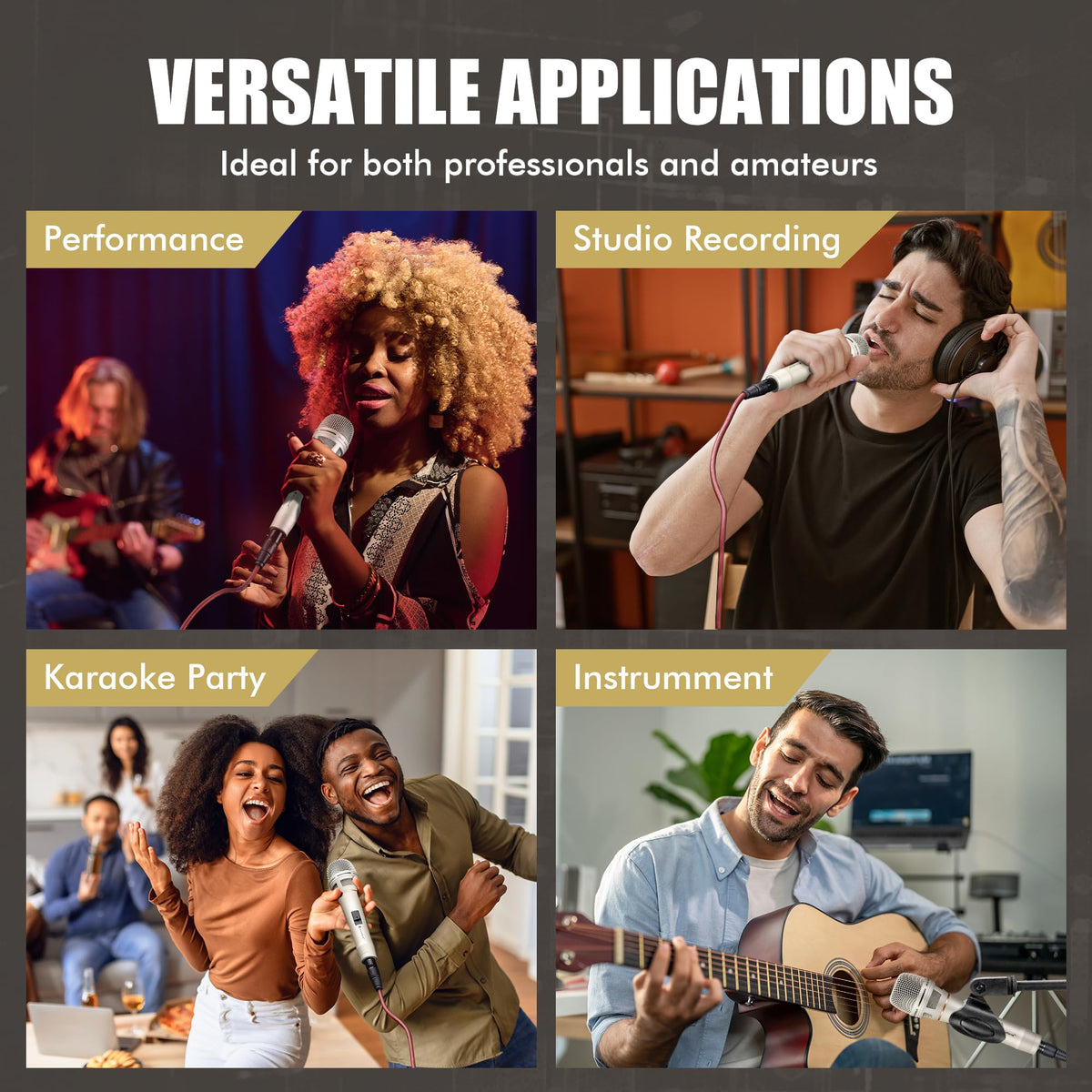 Dynamic Wired Vocal Microphone U35566