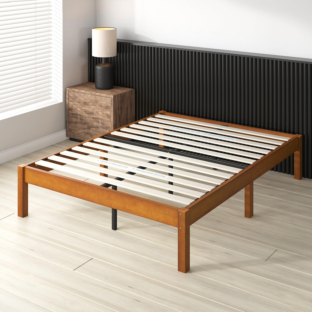 14 Inch Bamboo Platform Bed Frame, Queen T60817