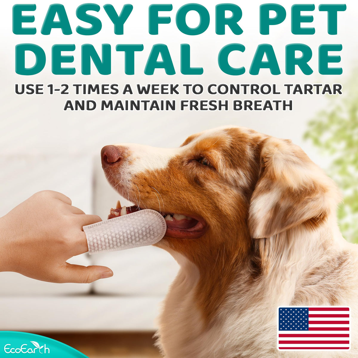 Teeth Cleaning Wipes for Dogs and Cats, 50 pc I7744