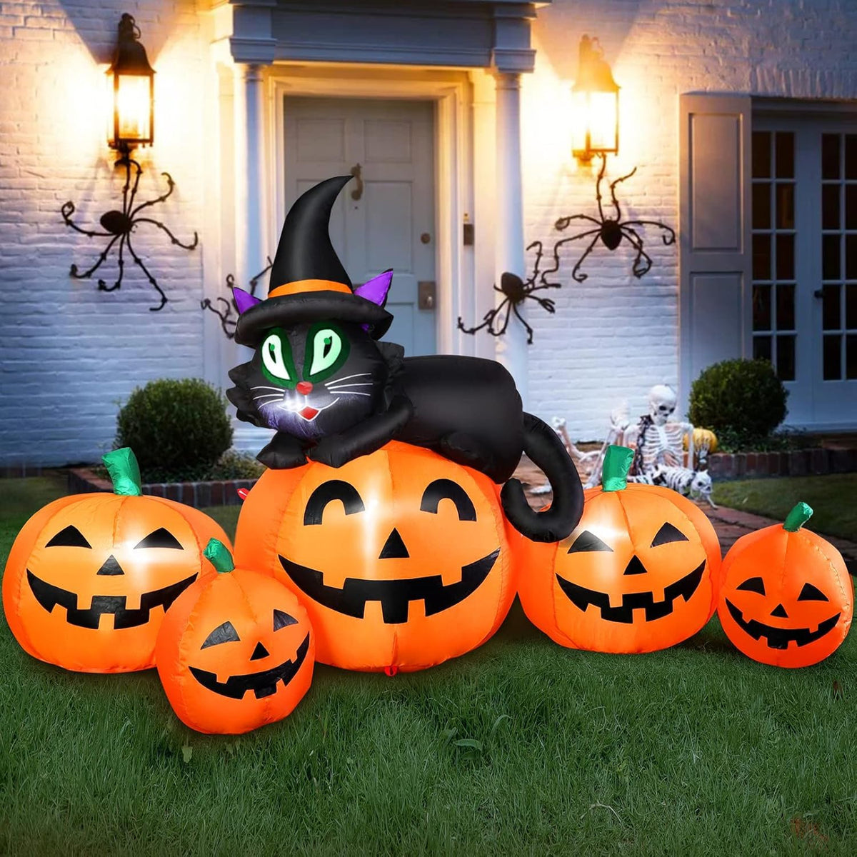 5FT Lighted Inflatable Pumpkin Outdoor Decoration E88479