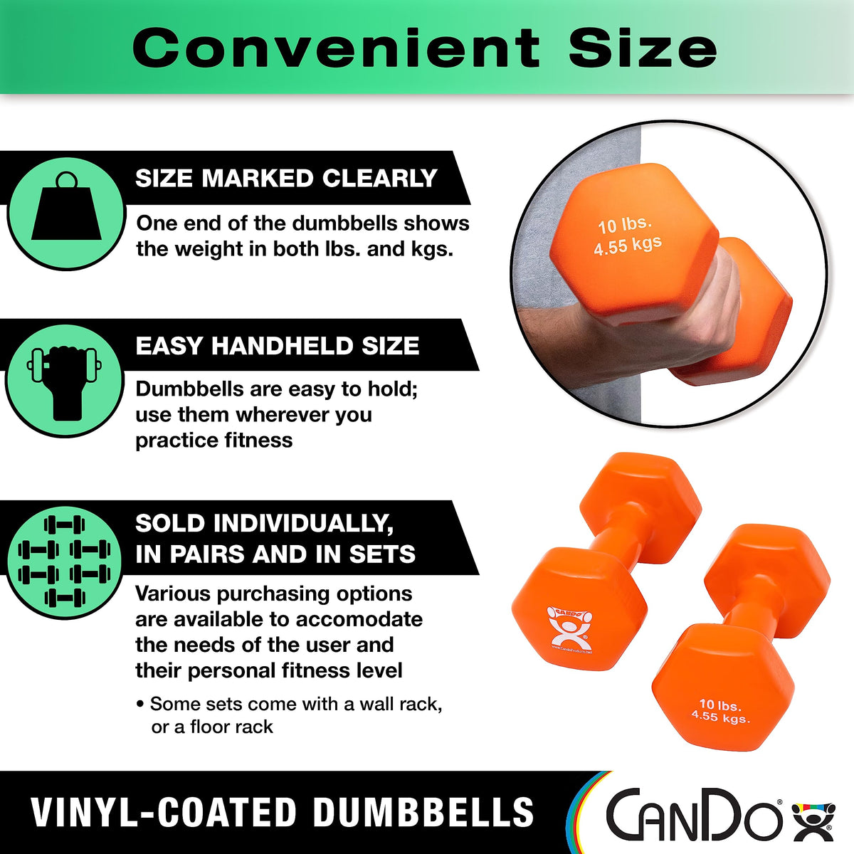 Vinyl Coated Dumbbells K9509