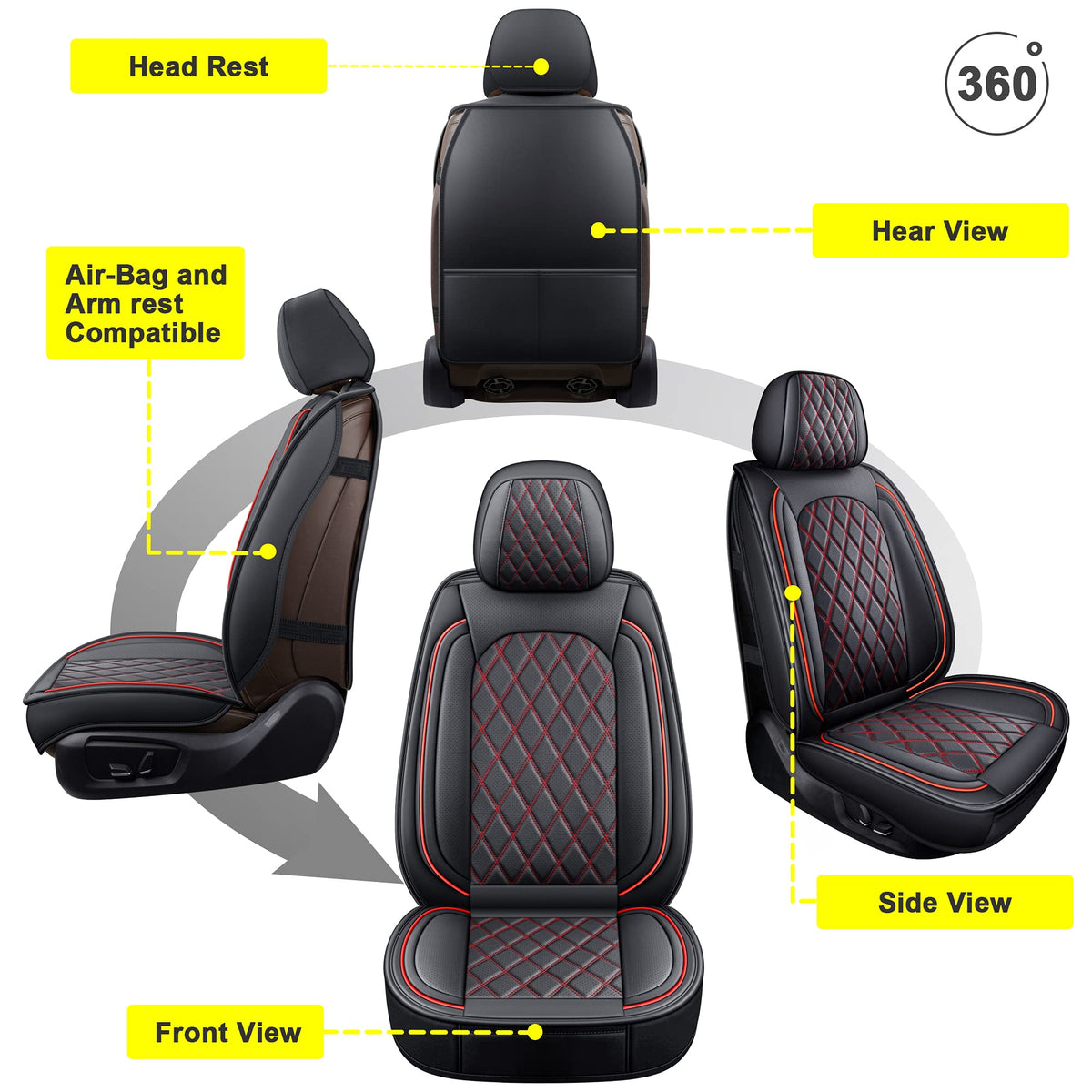 Waterproof Car Seat Covers Full Set F985788