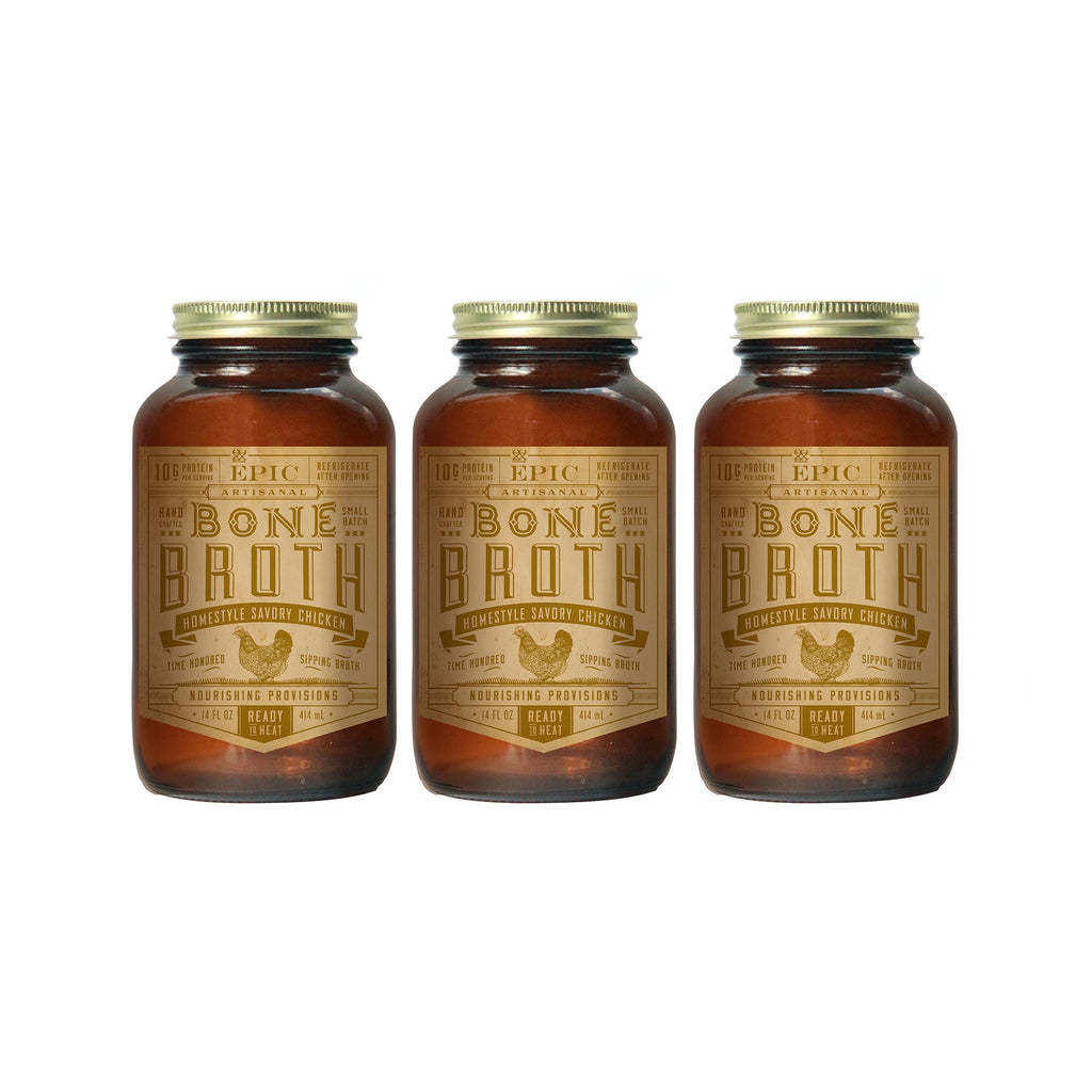 Homestyle Savory Chicken Bone Broth 14 oz. 3 Pack E50685