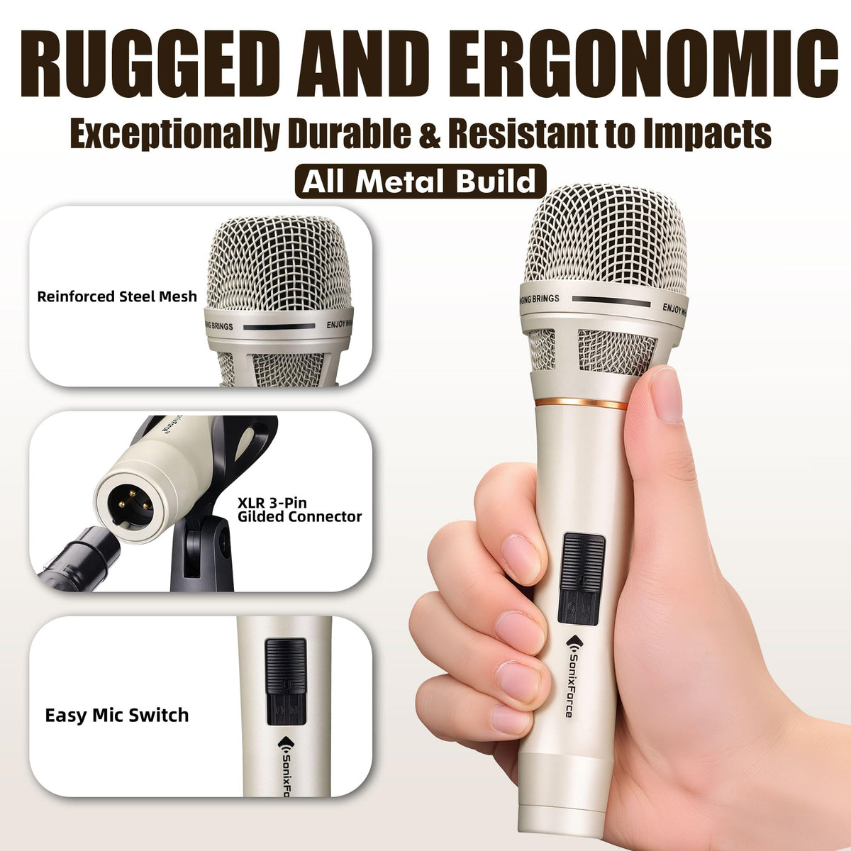 Dynamic Wired Vocal Microphone U35566