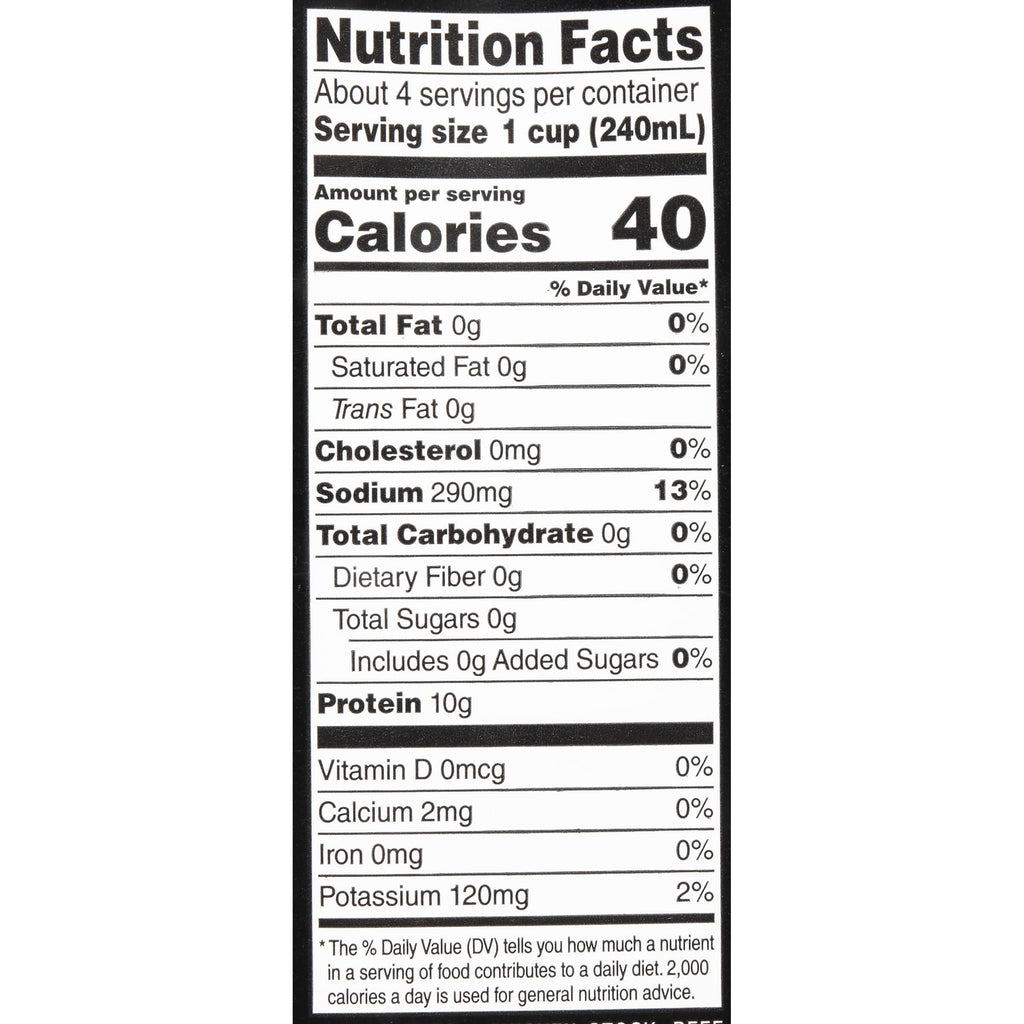 Bone Broth Chicken Beef Turkey 32 Oz Pack of 12 W345914