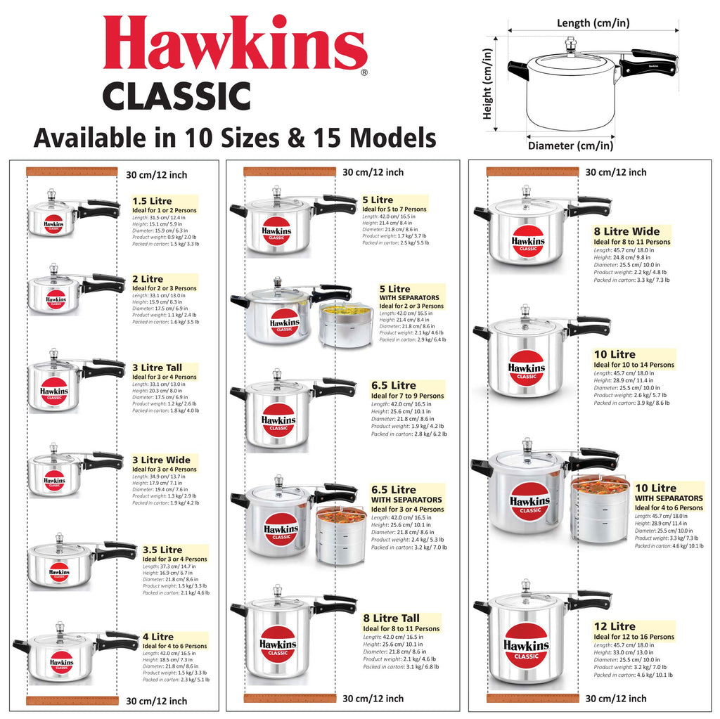 3L Aluminium Pressure Cooker I71745