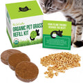Organic Cat Grass Seed and Coco Coir Soil Disks 3 Pack X27447