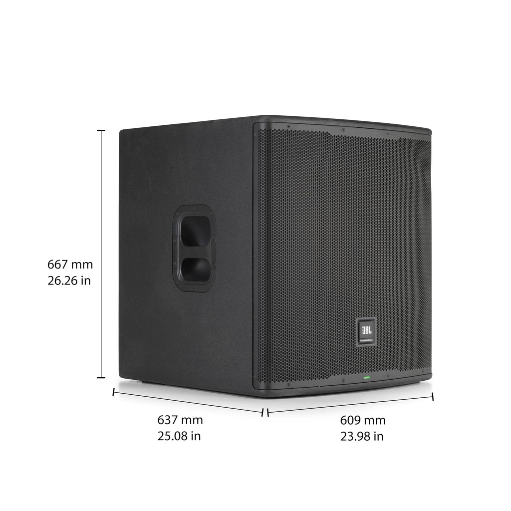 Black 18-inch Powered PA Subwoofer D397
