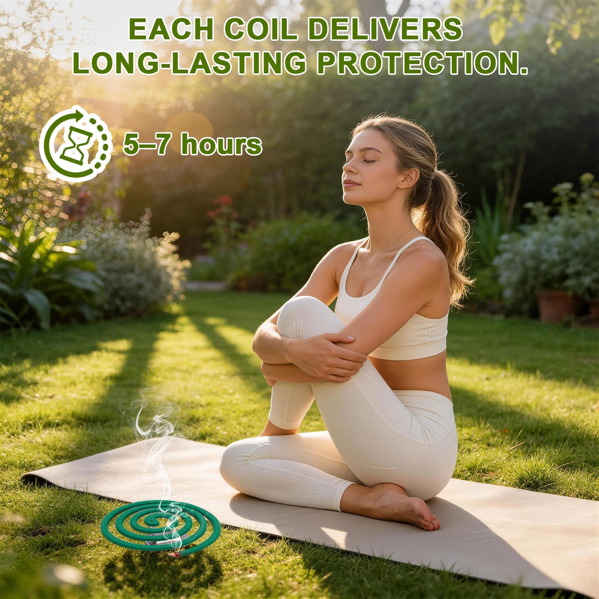 Citronella Mosquito Repellent Coils Outdoor 40 Count Y31196