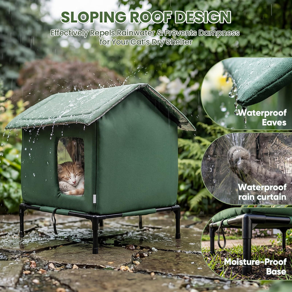 Weatherproof Insulated Cat Shelter P77015