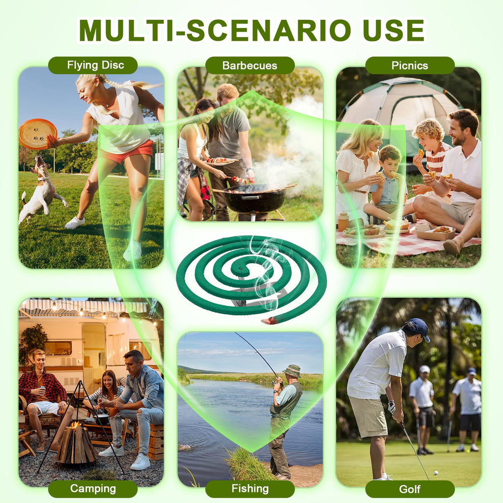 Citronella Mosquito Repellent Coils Outdoor 40 Count Y31196