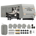 Waterproof Ripstop Travel Trailer RV Cover 24-27ft H25122