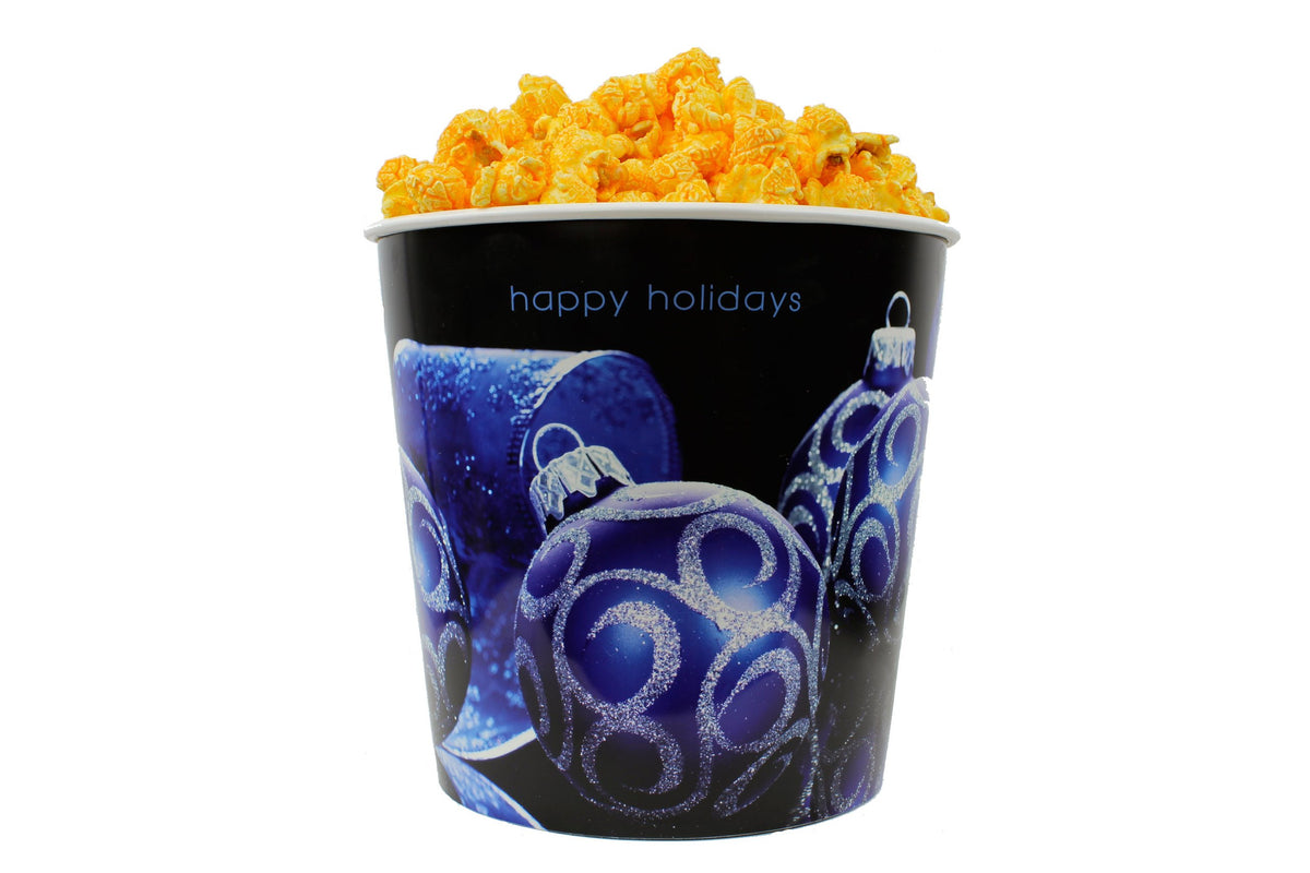 Cheddar Cheese Popcorn 1-Gallon Reusable Plastic Container U4306