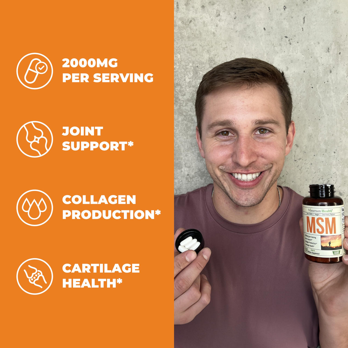 Glucosamine Chondroitin MSM Joint Support Supplement Y2890
