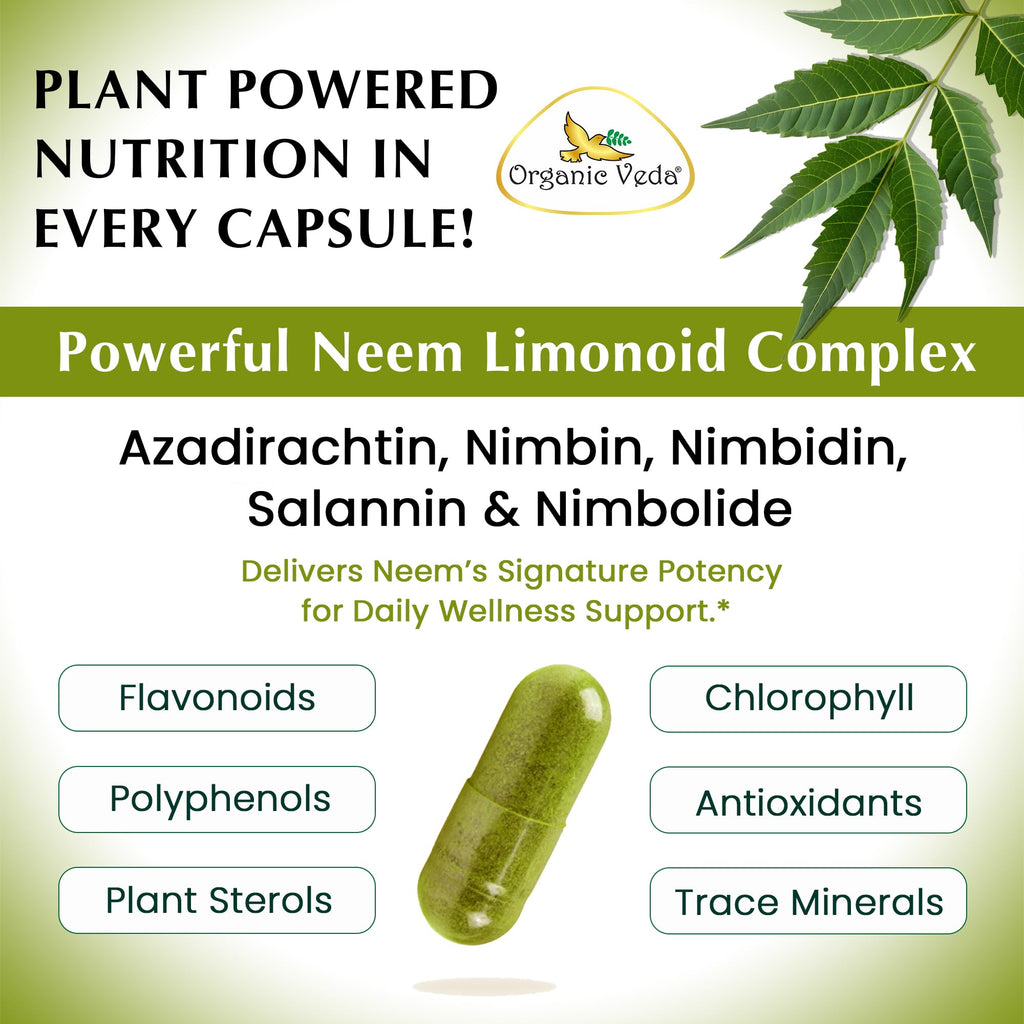 Neem Capsules 120 Vegan Capsules V26780