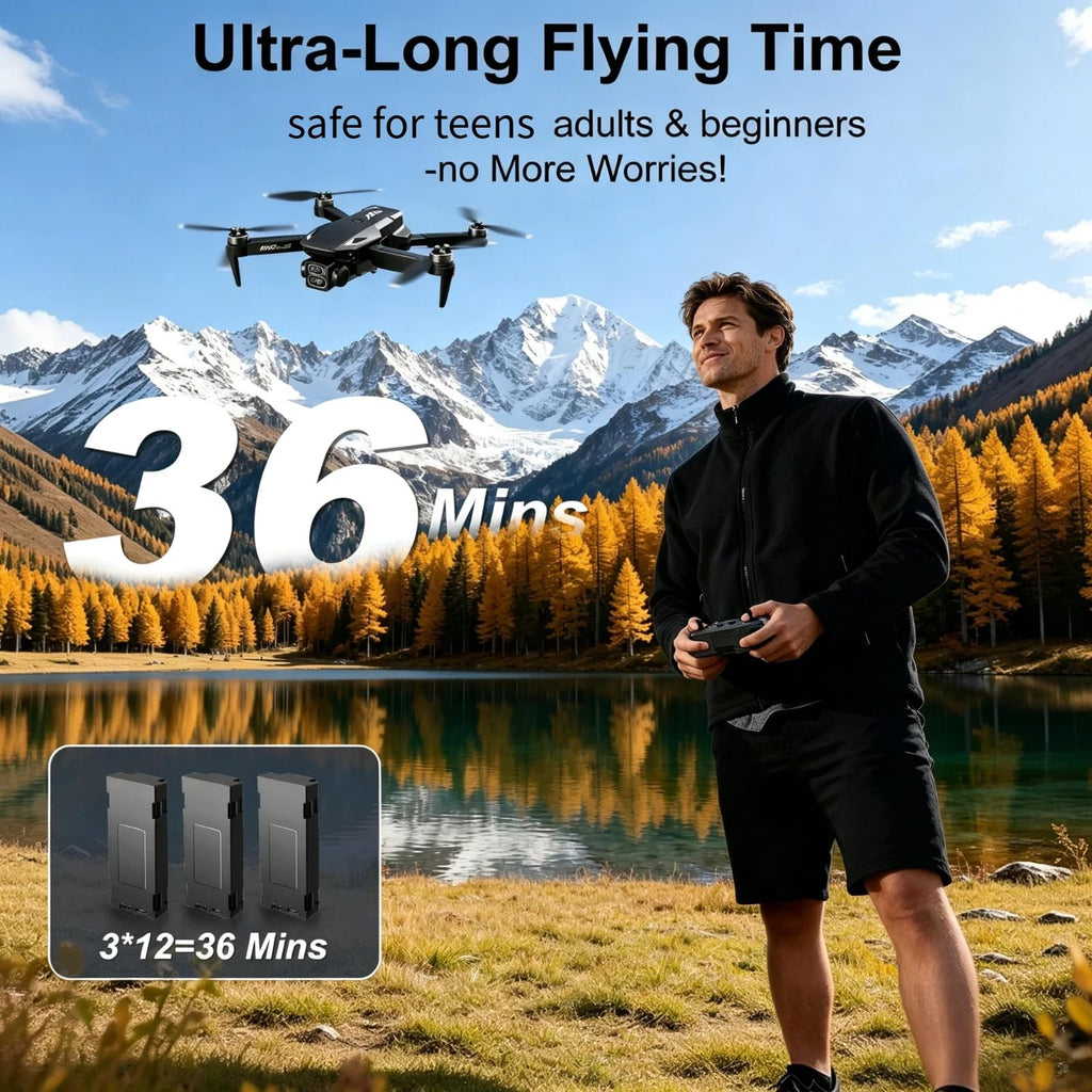 1080P HD Foldable Drone with Camera M64857