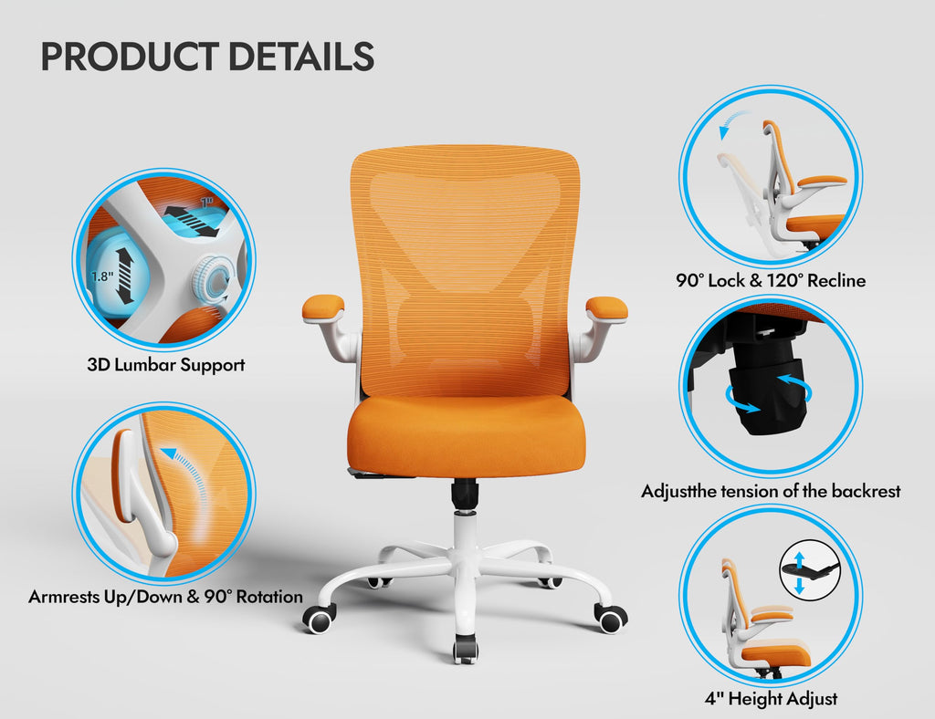 Mesh Ergonomic Office Chair with Lumbar Q22406
