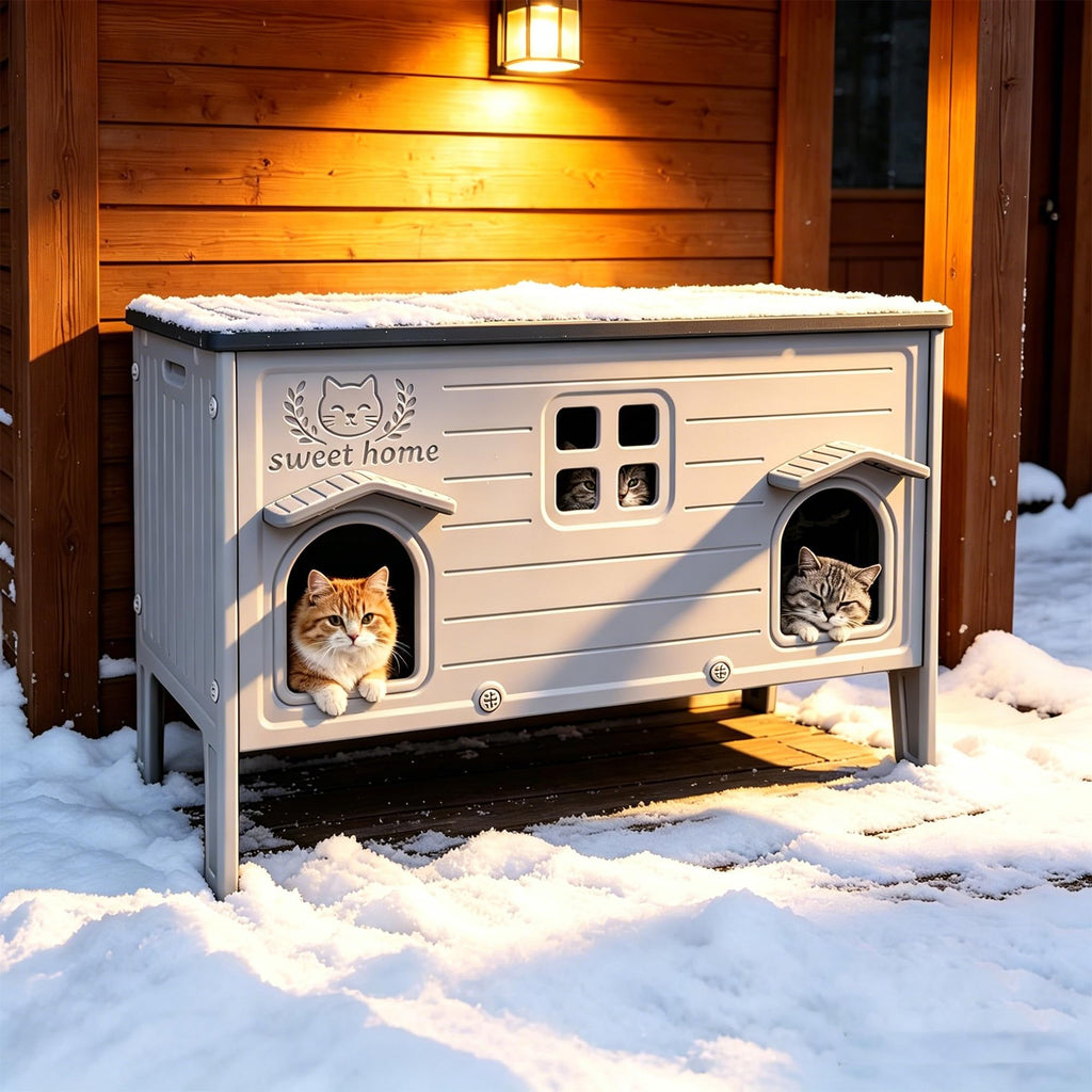 Waterproof Outdoor Cat House P7047